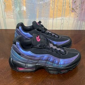 Nike Air Max 95 Premium Throwback Future Black Purple Mens 5.5